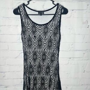 Me Paris size 2 black & white dress